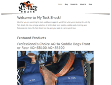 Tablet Screenshot of mytackshack.com